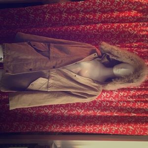 Etched Leather Coat